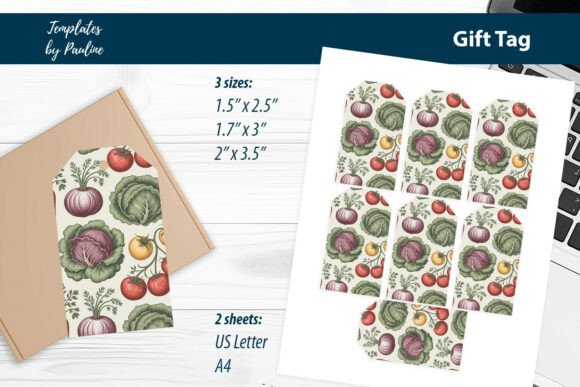 Download Vintage Botanical Harvest Tags Printable - Vintage Collection