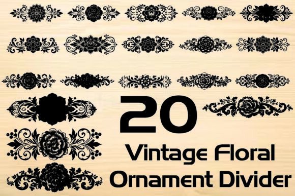 Download Vintage Floral Ornament Bundle - Vintage Collection