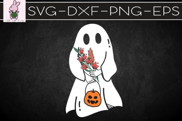 Download Vintage Floral Ghost Halloween - Vintage Collection