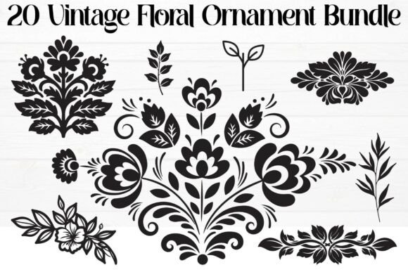 Download Vintage Floral Ornament - Vintage Collection