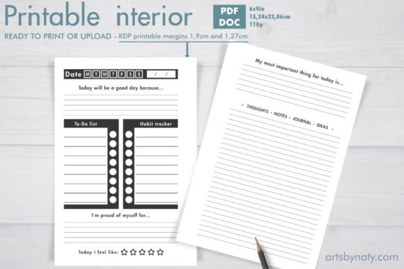 Download Mindfulness Simple Printable Journal. - Printable journal Collection