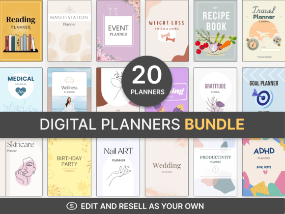 Download Planners and Journals Bundle - Journals Collection