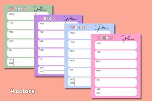 Download Weekly Digital Planner Notepad Printable - Digital planner Collection